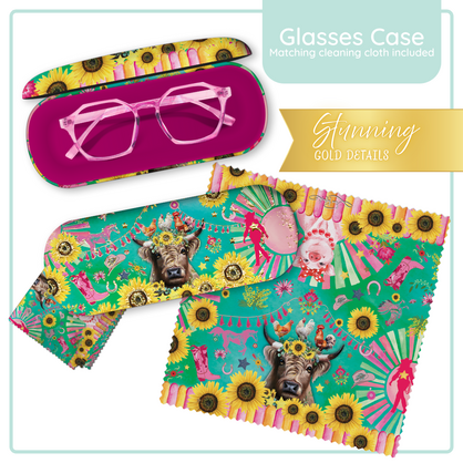 Glasses Case Carnival Cow
