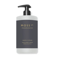Sage And Cedar Hand and Body Cream 450mll