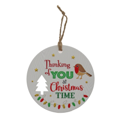 Thinking Of You At Xmas Plaque