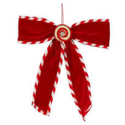 38cm Hanging Hanging Candy Christmas Bow