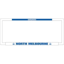 North Melbourne AFL Number Plate Frame