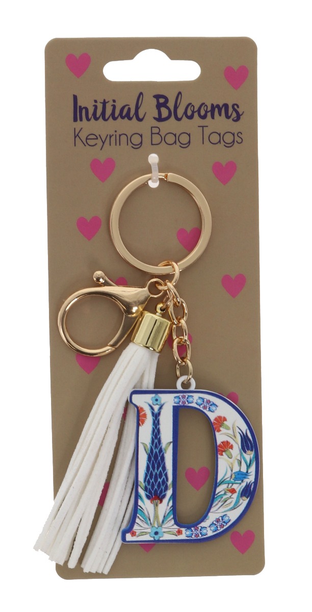 D keyring bag tag