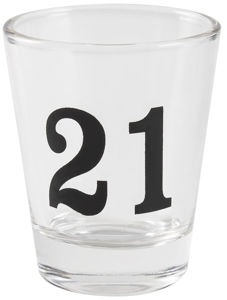 21 Shot Glass