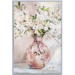 Hand Painted Cherry Blossoms Canvas