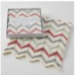 Blush Zig-Zag Knit Blanket