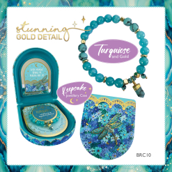 Crystal Point Bracelet Turquoise