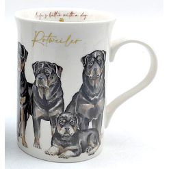 Muddy Paws Rottweiler Mug