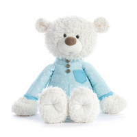 DEMDACO Baby - 35.5cm/14" Sweet Dreams Blue PJ Bear