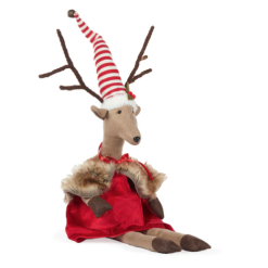Sitting Reindeer Vixen And Blitzen