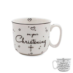 Christening Handled Mug