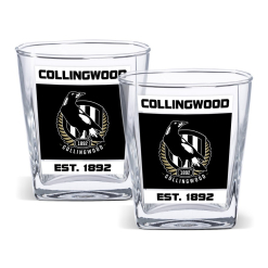 Collingwood 2 Pack Spirit Glasses