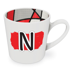 N motif mug male