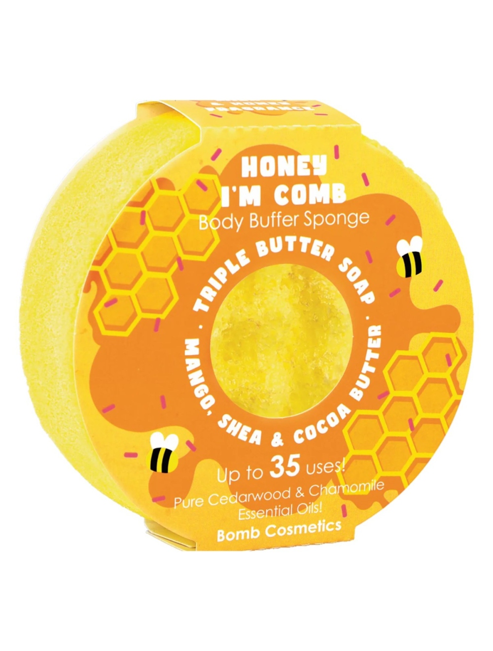 Bomb Cosmetics Honey I'm Comb Body Buffer