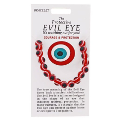 The Protective Evil Eye Red Resin Bracelet