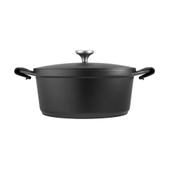 Agile Non-Stick Casserole 28cm / 6.3L Black Gift Boxed
