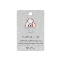 Poodle Keepsake Pin