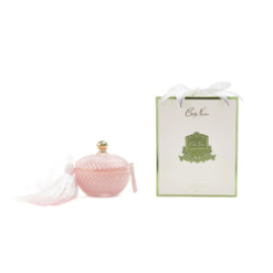 Pink Champagne Round Deco Art Candle