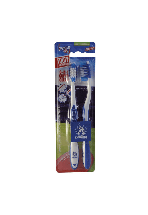 North Melbourne Toothbrush Twin Pack