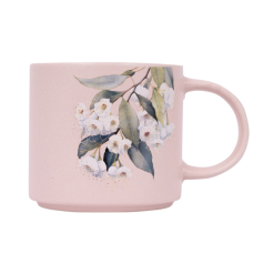 Native Blooms White Floral Mug