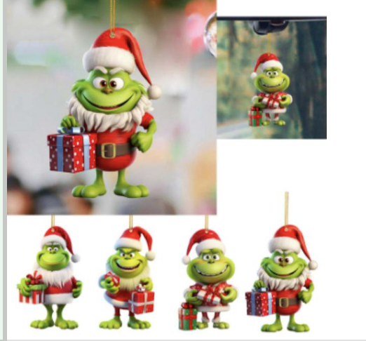 Christmas Grinch Hangers