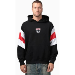 Unisex Box Fit Fleece Hoodie St Kilda Saints