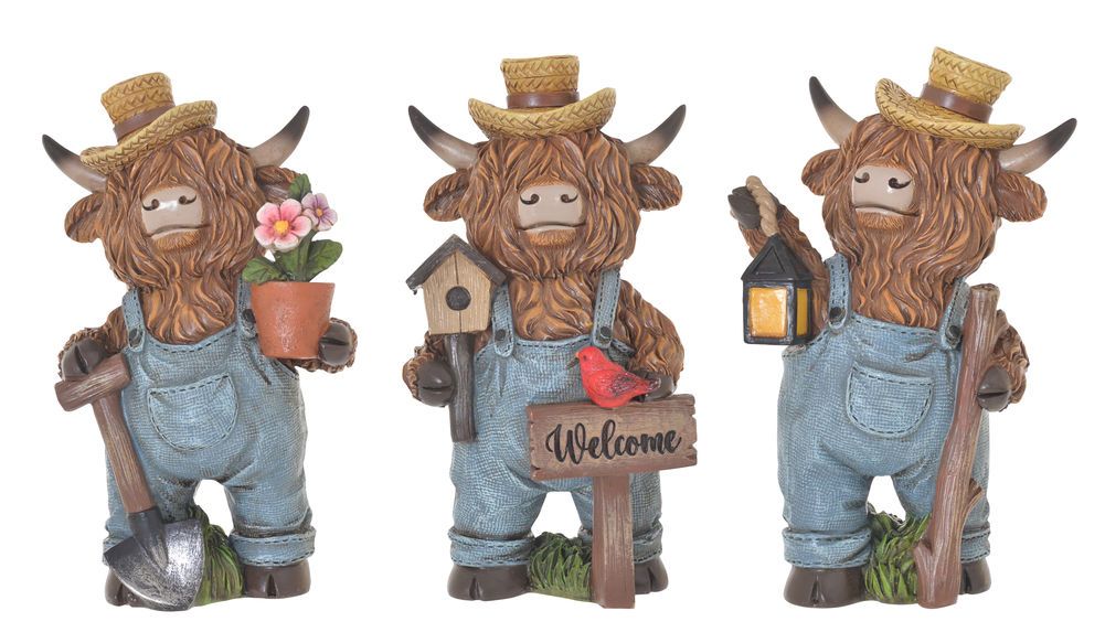 Highland Cow Sunflower Tools