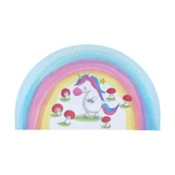 Jedda Robaard Magical Tales Placemat Unicorn Semi Circle