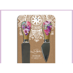 Rose Bouquet Cheese Knives