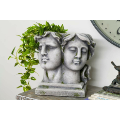 Grecian Two Faces Planter