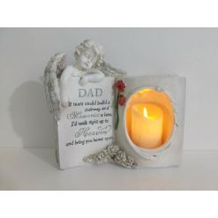 Dad Book Memorial Candle