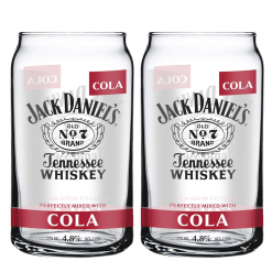 Jack Daniels Can Glasses