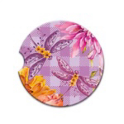 Car Coasters Dragonfly Fields