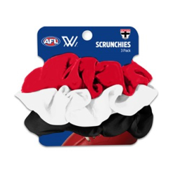 St Kilda Scrunchies 3 Pkt