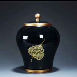 Leaf Urn for Ashes 13cm x 10cm