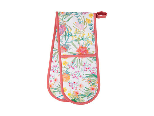 Royal Botanic Gardens Native Blooms Double Oven Glove