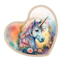 Luminous Heart - Majestic Unicorn