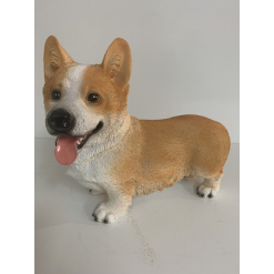 Corgi Dog Statue 27cm x 30cm