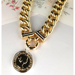 Gold Necklace Coin Fashion Jewellery