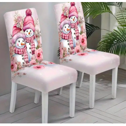 Christmas Chair Covers Snowman