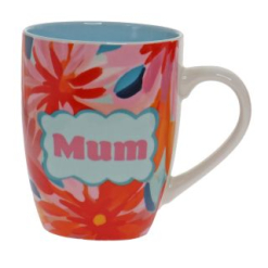 Mum bright blooms mug