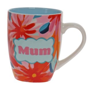 Mum bright blooms mug