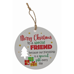 Special Friend Xmas Plaque