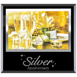 25th Silver Anniversary Photo Frame