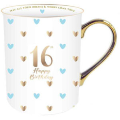 Sweethearts 16th Happy Birthday Mug