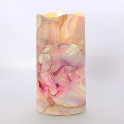 Twilight LED Candle  Peony Petals