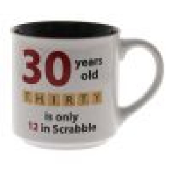 Scrabble 30 Age Mug