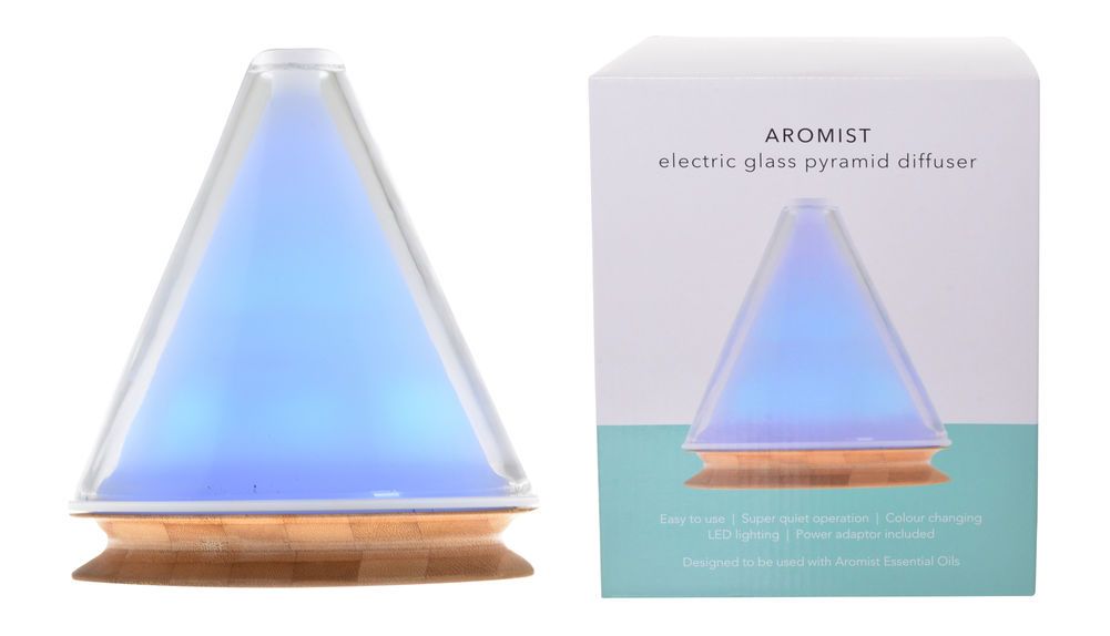 AROMIST GLASS PYRMID DIFUSER R