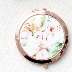 Mother's Day Floral Compact Mirror