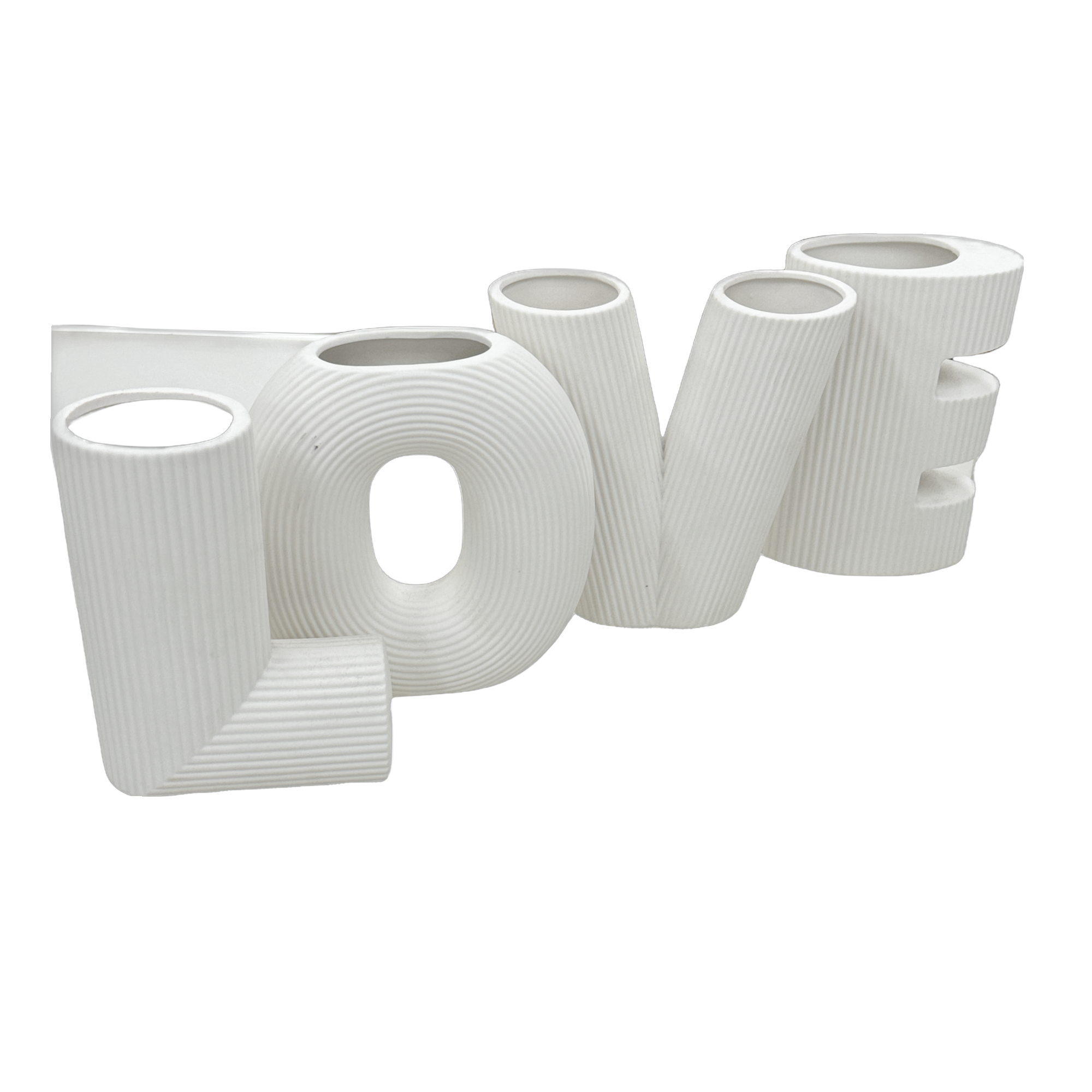 LOVE Pots White