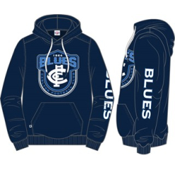 Mens Supporters Hood Blues